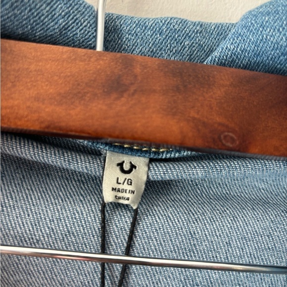 NWT True Religions‎ women's jean jacket size L - Picture 6 of 11